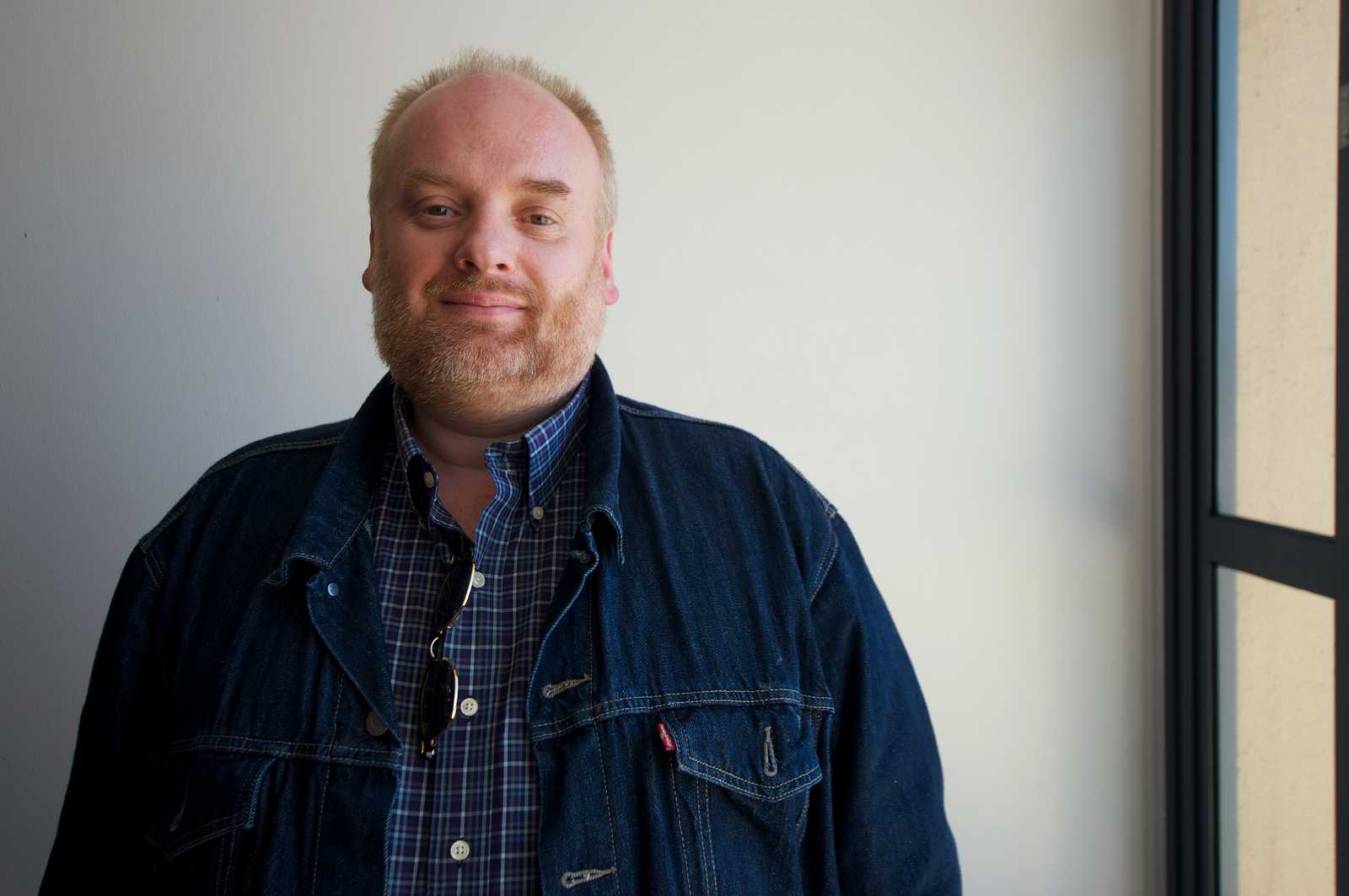 Assistant Professor Julian Hoxter of the Cinema Department poses for a portrait on Thursday Oct. 3, 2013. Hoxter has been recognized for nine different awards for his screenplay 