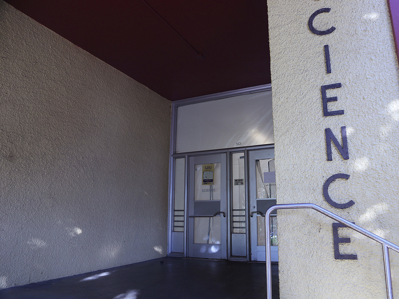 The Science Building is officially closed for the Spring 2014 semester. Photo by Rachel Aston / Xpress