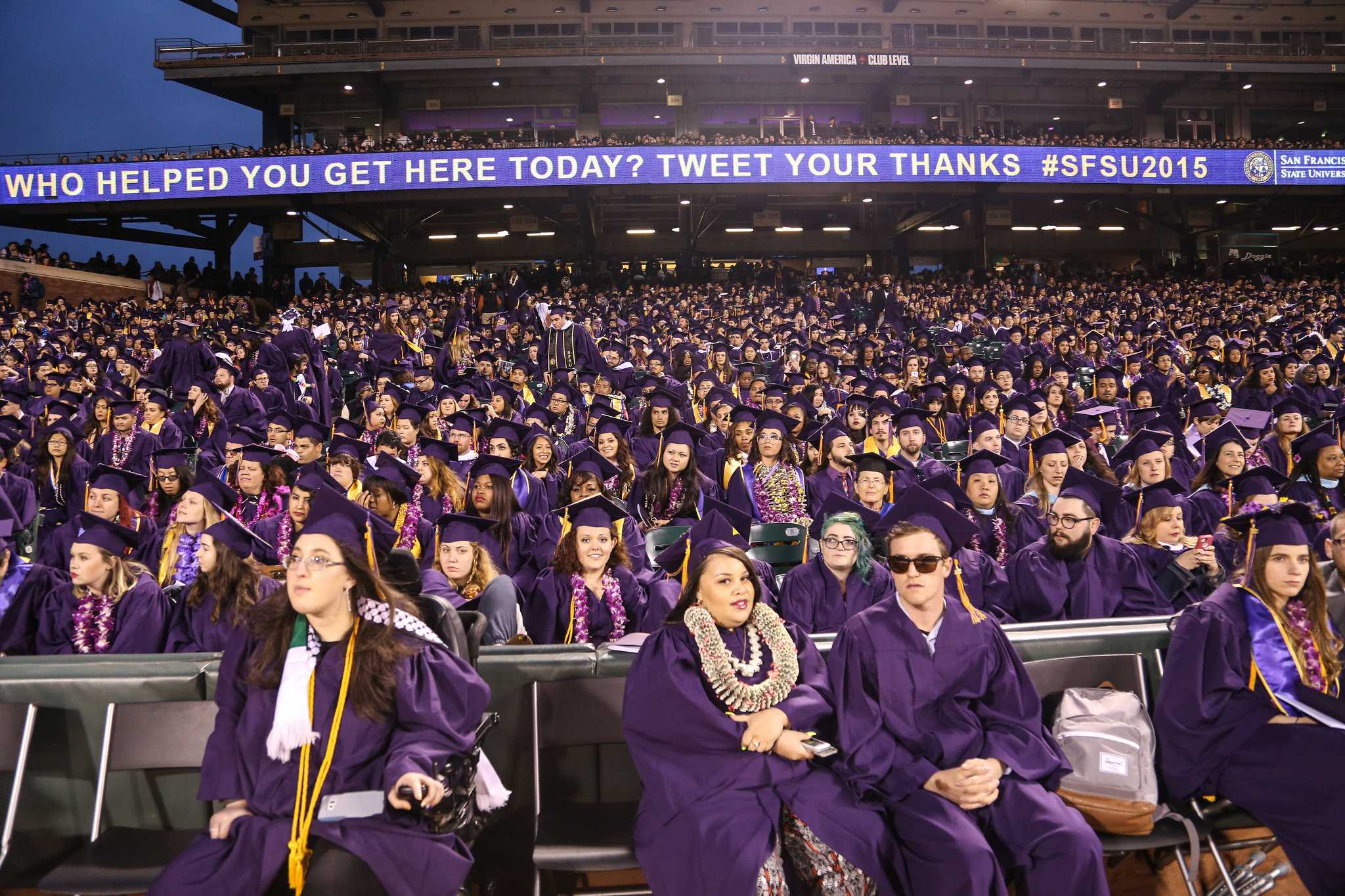 SF State gives a Giant farewell to graduating class of 2015 – Golden ...