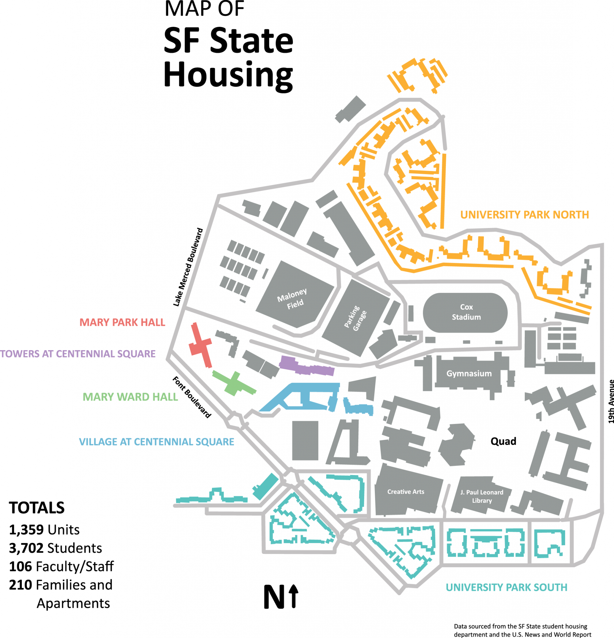 ​Interactive: ​map of SF State housing