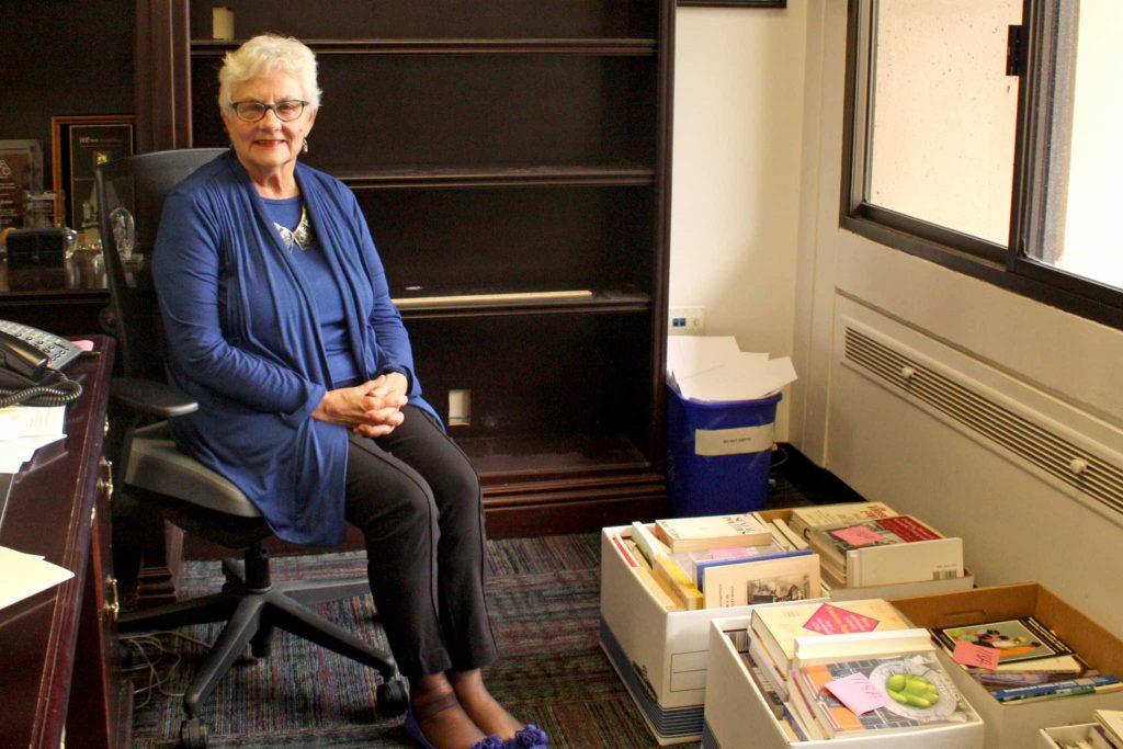 Current Provost and Vice President of Academic Affairs Sue Rosser sits in her office at SF State on Friday, Aug. 19, 2016