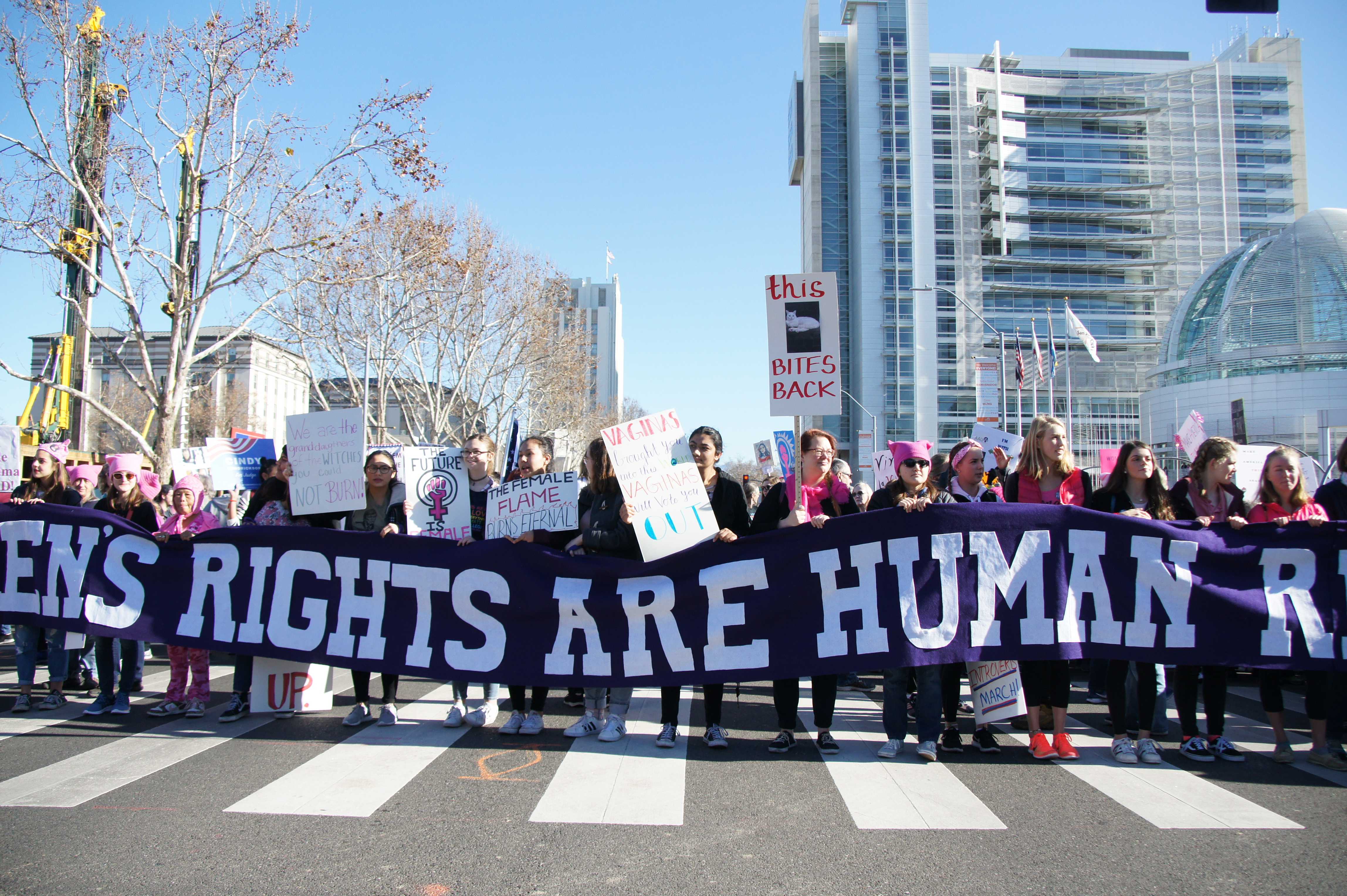 Golden Gate Xpress  Riley Gaines visit to SF State results in trans-rights  activist protest