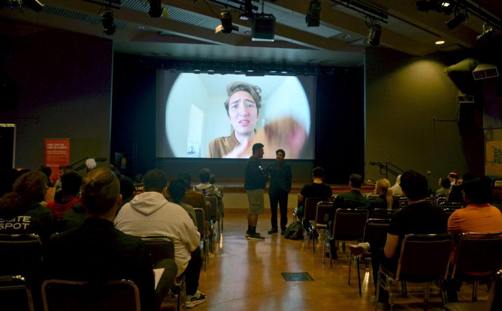 Campus Movie Fest celebrated the top 15 videos produced amongst SF State students on Thursday Oct. 11. (Nicole Newman/Golden Gate Xpress) 