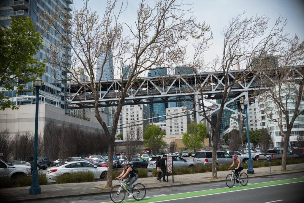 The location of SF Mayor London Breed's proposed Navigation Center in the Embarcadero of San Francisco, Calif., on Monday, April 8, 2019. (CHRIS ROBLEDO/ Golden Gate Xpress) 