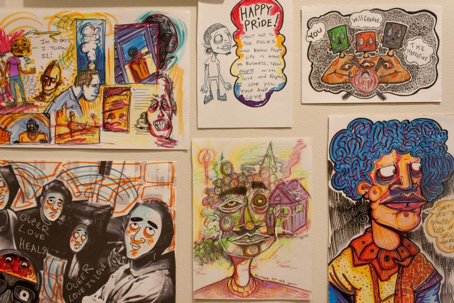 Artist faces mental health through comic art
