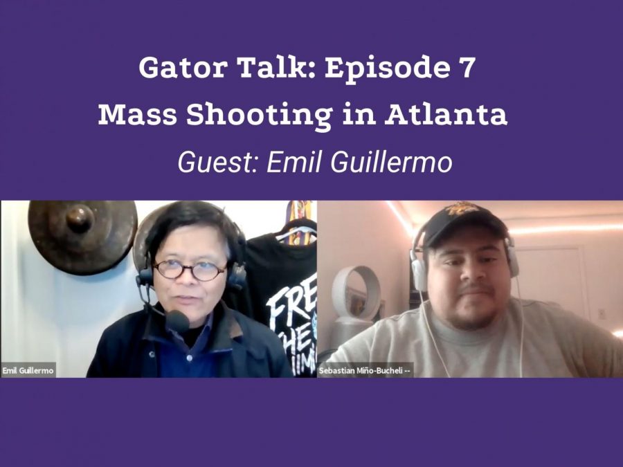 Asian American Legal Defense and Education Fund columnist and former SF State Professor, Emil Guillermo sat down with Gator Talk’s host, Sebastian Miño-Bucheli to talk about the news from the Mass Shooting in Atlanta that targeted mostly AAPI people. (Sebastian Miño-Bucheli / Golden Gate Xpress)