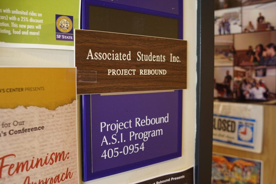 Project Rebound’s SF State office in the Cesar Chavez Student Center on Tuesday. (Maximo Vazquez / Golden Gate Xpress).