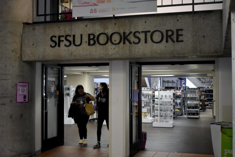 A photo of the SF State Bookstore inside the Cesar Chavez Student Center on Monday, Feb 20, 2023. (Chris Myers / Golden Gate Xpress)