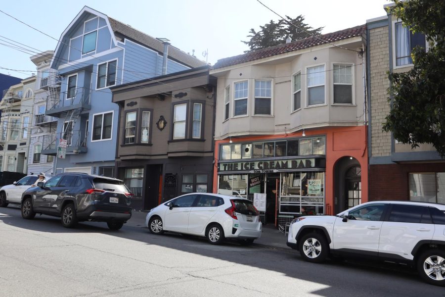 The Ice Cream Bar in the Cole Valley neighborhood of San Francisco on April 30, 2023. (Sarah Bruno / Golden Gate Xpress)