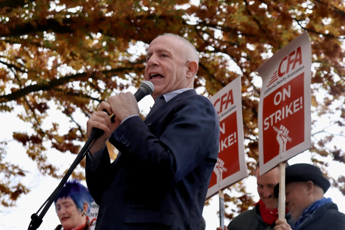 Golden Gate Xpress  Riley Gaines visit to SF State results in trans-rights  activist protest