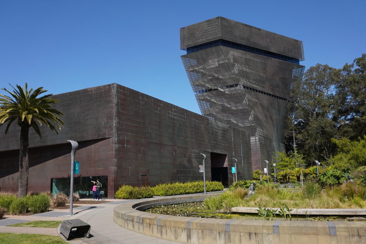 The de Young Museum in Golden Gate Park on May 2, 2024. (Neal Wong / Golden Gate Xpress)