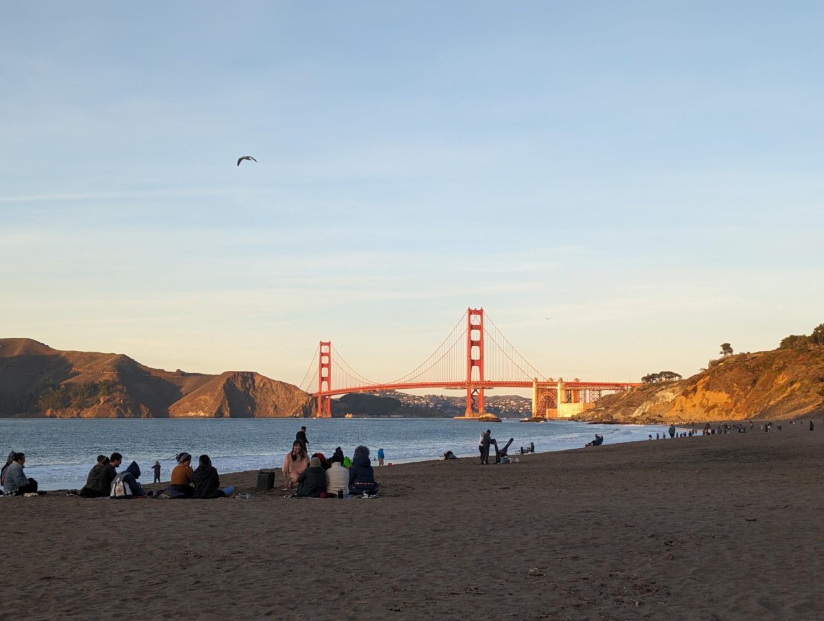 Baker Beach on Dec. 9, 2023.