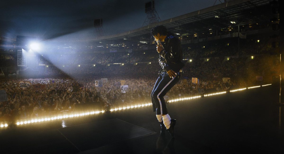 Jaafar Jackson as Michael Jackson in Michael. (Courtesy of Lionsgate)