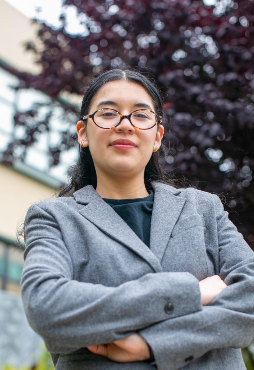 Carla Gutierrez, bilingual Spanish journalism major. 